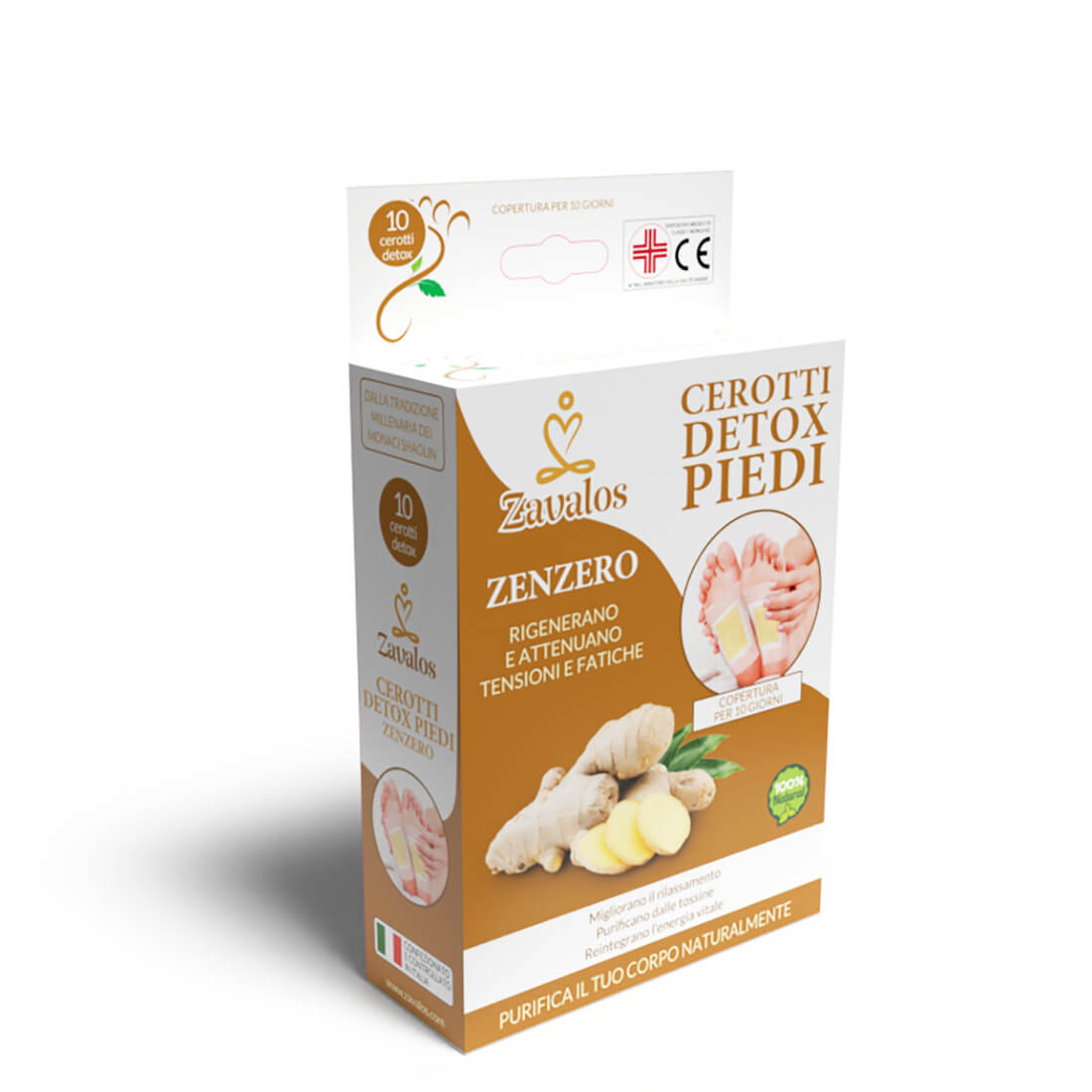 Cerotti detox Zenzero