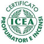 cosmetico prodotto secondo certificazione ICEA Natural Incense