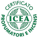 cosmetico prodotto secondo certificazione ICEA Natural Incense